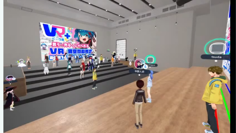 画像/ 「VR異空間即売会「Vマ＋」運営の裏側」 提供/xRAM